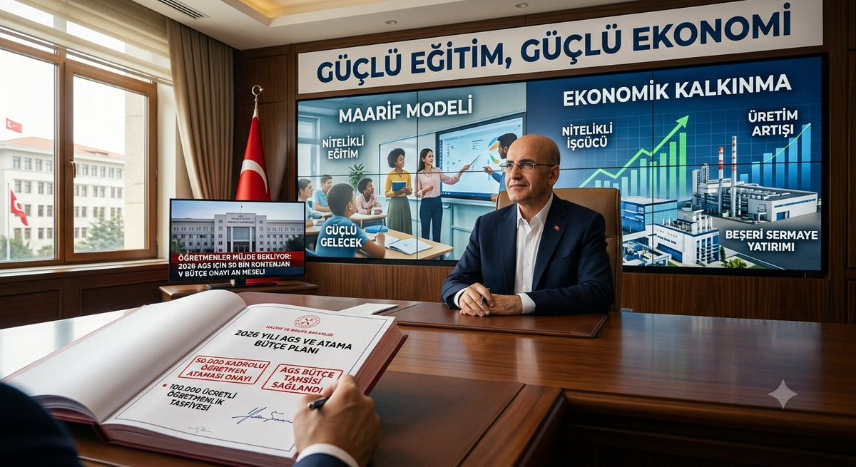 m1d23g's tweet photo. Çağın gerektirdiği ekonomik dönüşüm, güvencesiz istihdamla değil, liyakatli ve kadrolu öğretmenle mümkündür. 2026 AGS ile 50 BİN kontenjan bütçelenmelidir.
​Kararı bekliyoruz Sn. @memetsimsek.
​#MehmetŞimşekAGS50Bin https://t.co/xa5pSmK2Jx