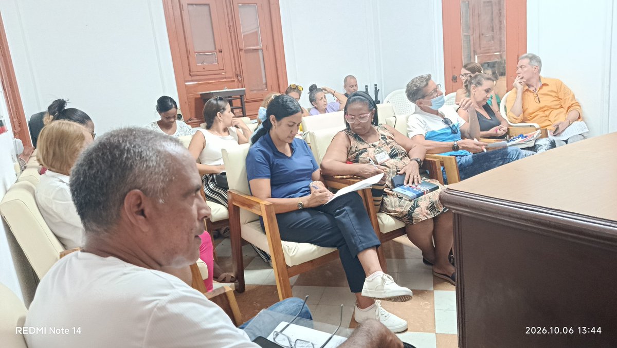 DraGelcys's tweet photo. El @CPHEMHabana participa en la reunión técnica  del municipio Plaza de la Revolución, en el enfrentamiento a las Arbovirosis #LaHabanaEsSalud https://t.co/gSLHkA9Zux