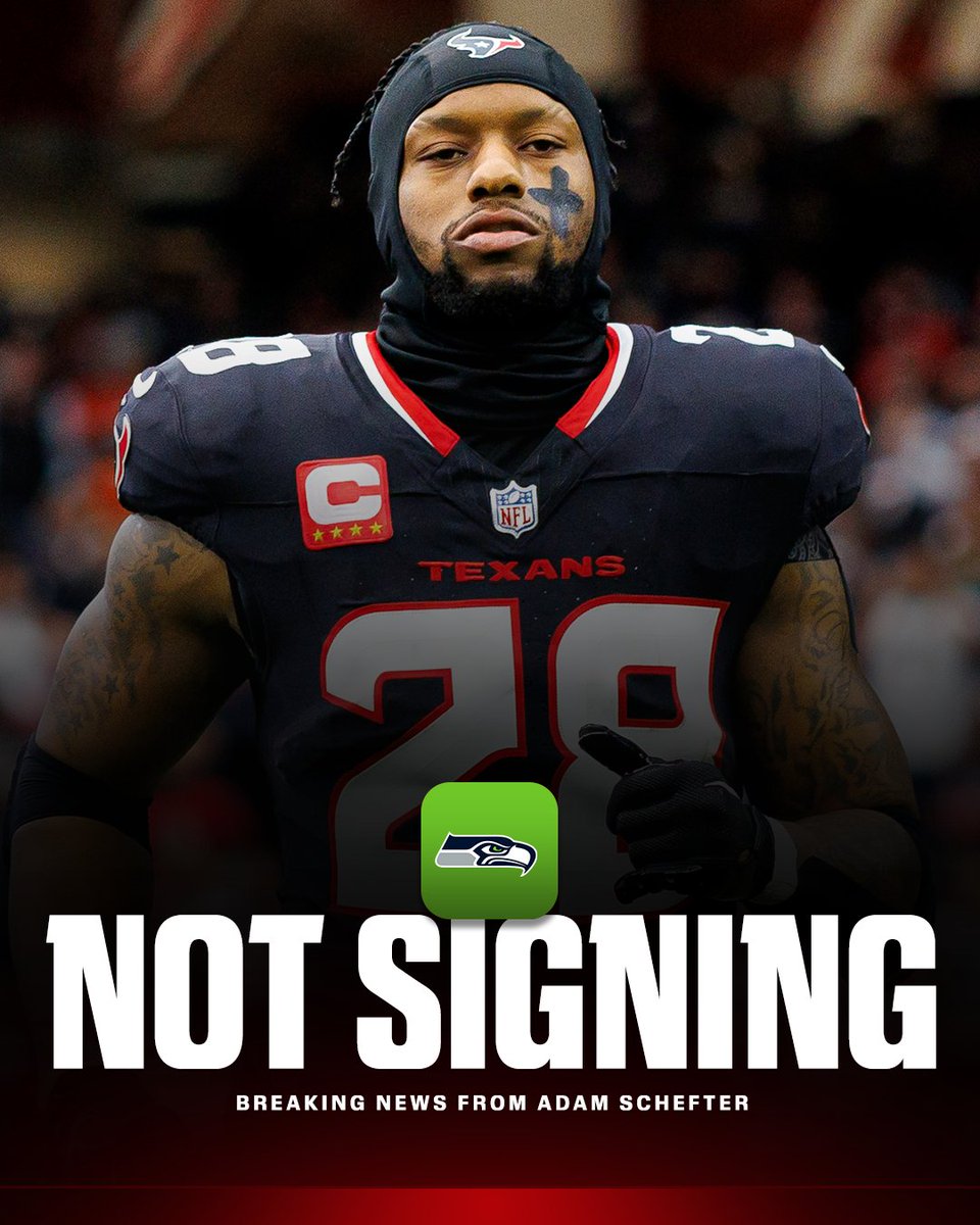 ESPNNFL's tweet photo. Breaking: The Seahawks decided not to sign veteran running back Joe Mixon to their practice squad after he underwent a physical for the team, a league source told @AdamSchefter.

Mixon will remain a free agent. https://t.co/Wknht30jUB