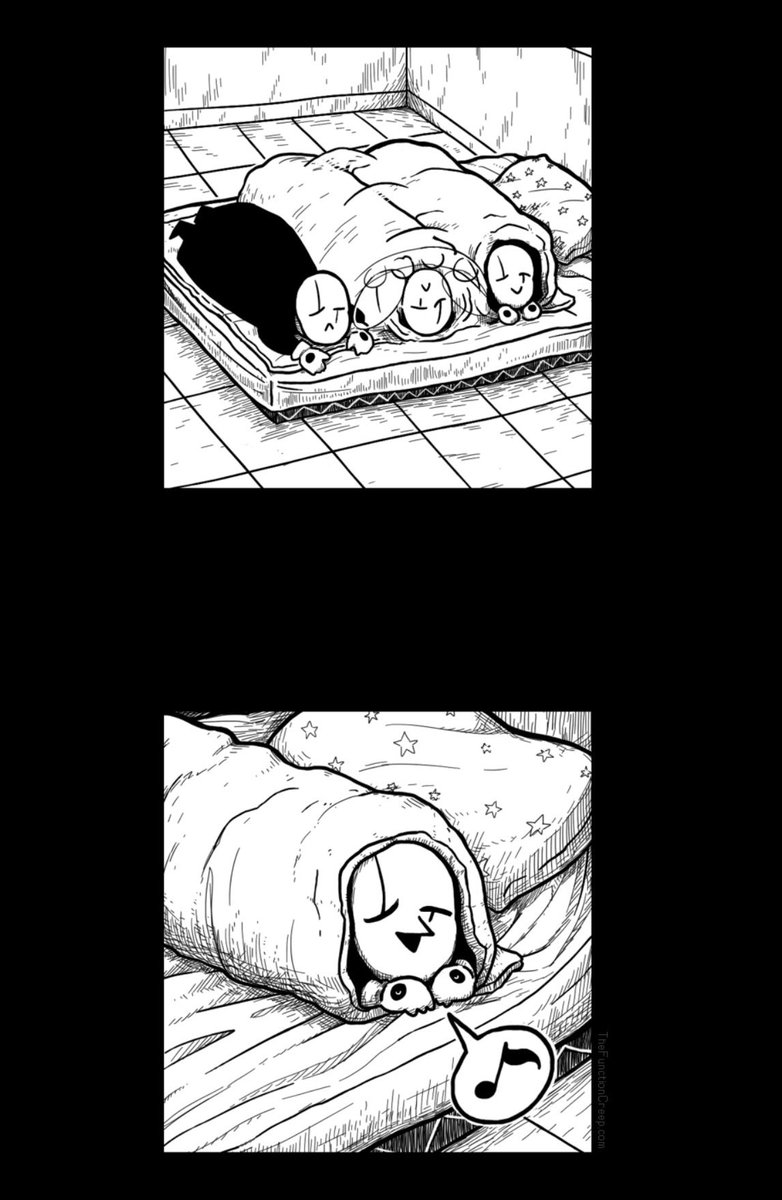 MushroomWarning's tweet photo. A favorite niche media of mine are the Wing Ding comics by FunctionCreep. It’s just Gaster going about his life and it’s so cuteee https://t.co/BQHzbgArMv