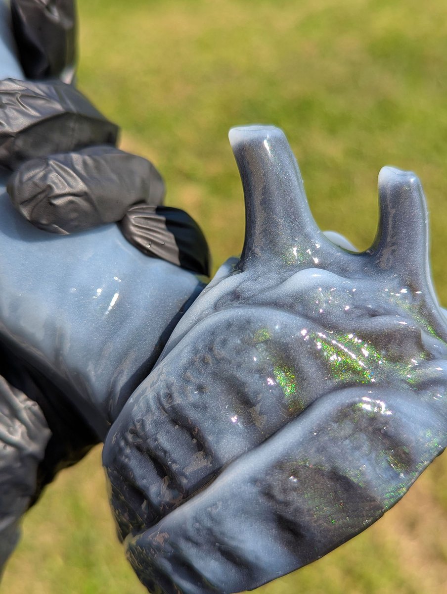 HodgePodgeEnt's tweet photo. Aliens incoming, this time with glow! 👽🛸

We get questions occasionally about the flexibility of our toys.
Pretty darn flexible! In soft firmness, most toys are rigid enough to stand unaided, but soft enough to get a *very* good squish! https://t.co/NK94wdAOW9