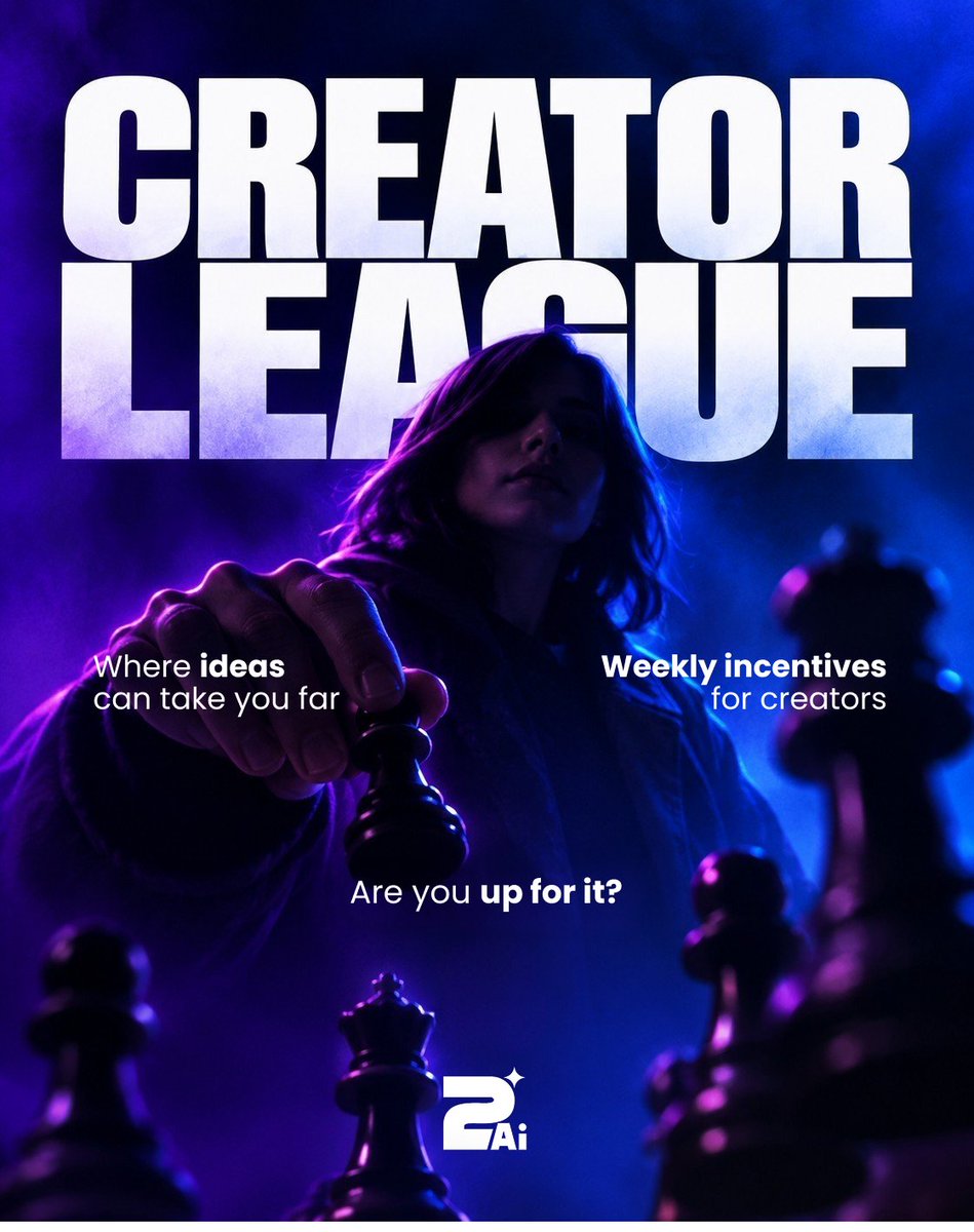 Bored2AI's tweet photo. Join our weekly community AI Challenges!

The Creator League is for creators who want to turn their best ideas into anime videos and compete for weekly USDT prizes. 

Create with Bored2AI and bring your strongest generation on the table. 

📝 Full event details and entry instructions are waiting in our Telegram.