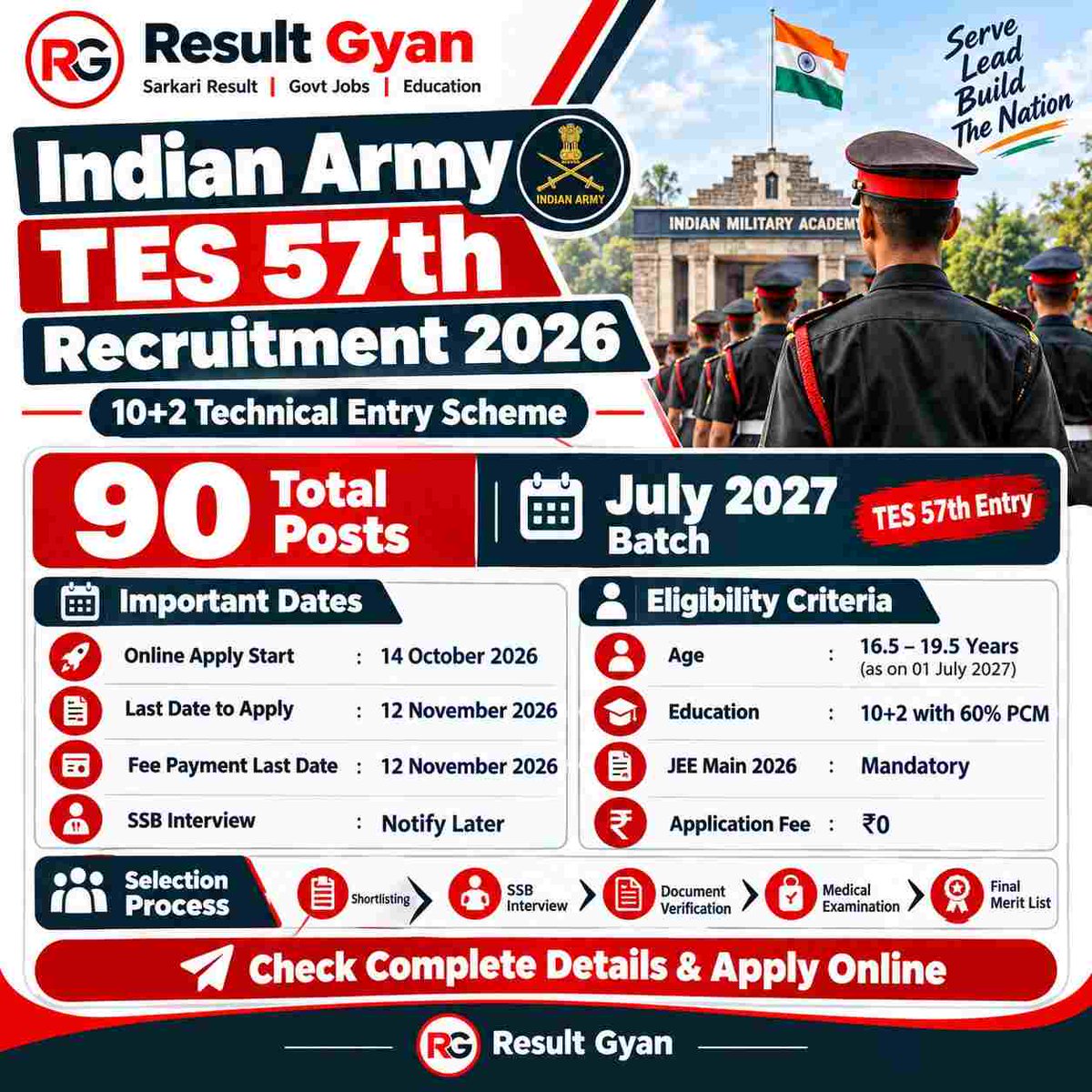 resultgyan01's tweet photo. 📢 𝗟𝗮𝘁𝗲𝘀𝘁 𝗦𝗮𝗿𝗸𝗮𝗿𝗶 𝗡𝗮𝘂𝗸𝗿𝗶 &amp; 𝗦𝗮𝗿𝗸𝗮𝗿𝗶 𝗥𝗲𝘀𝘂𝗹𝘁 𝗨𝗽𝗱𝗮𝘁𝗲𝘀 के लिए 𝗥𝗲𝘀𝘂𝗹𝘁 𝗚𝘆𝗮𝗻 से जुड़े रहें।: https://t.co/QsWGkf6gYL

#IndianArmy #ArmyTES #TES57 #IndianArmyRecruitment2026 #ArmyRecruitment #DefenceJobs #GovernmentJobs #ResultGyan https://t.co/7nIx7aYW4E