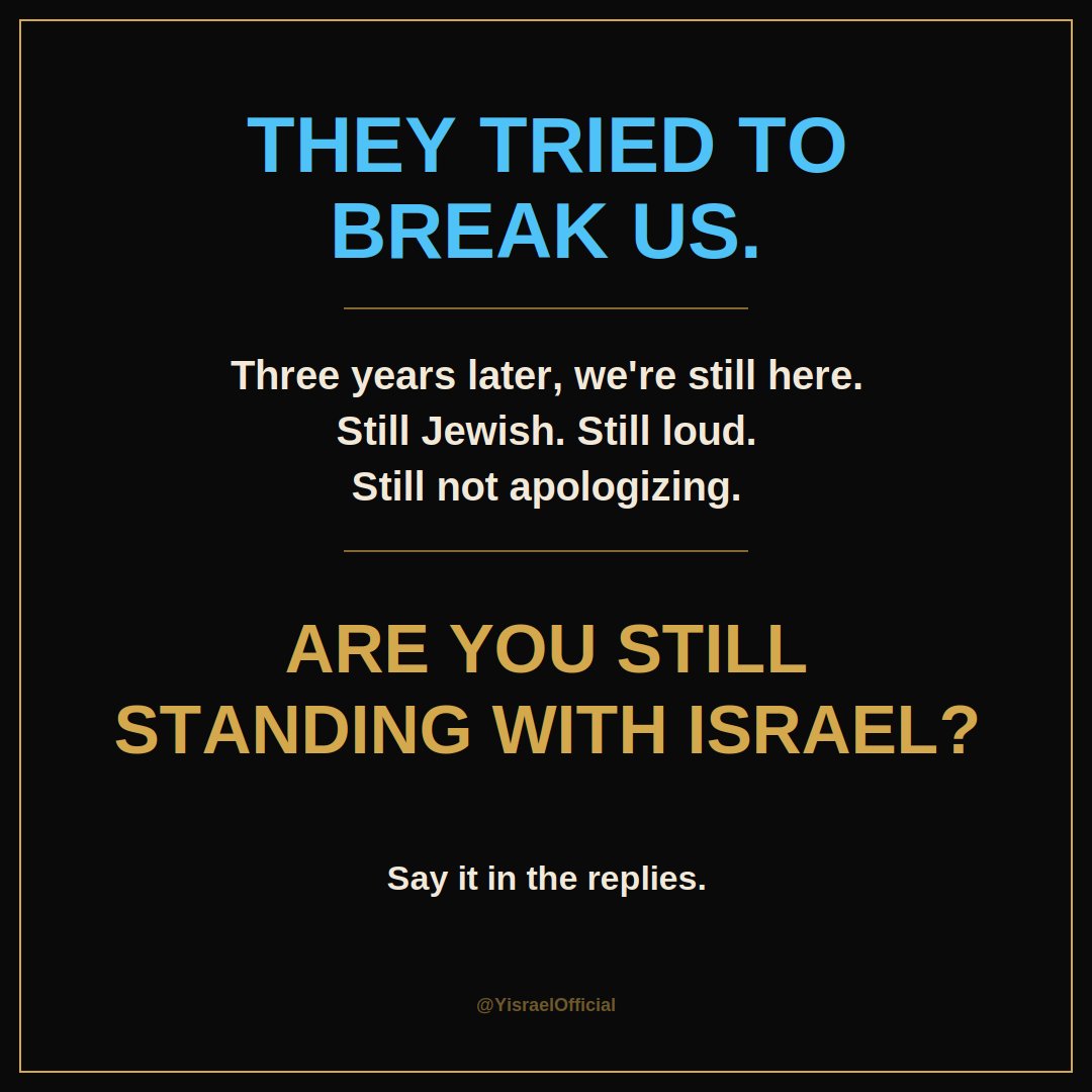 YisraelOfficial's tweet photo. ‼️

Are you a Zionist?

Do you support Israel? https://t.co/xz6bRBvnz3