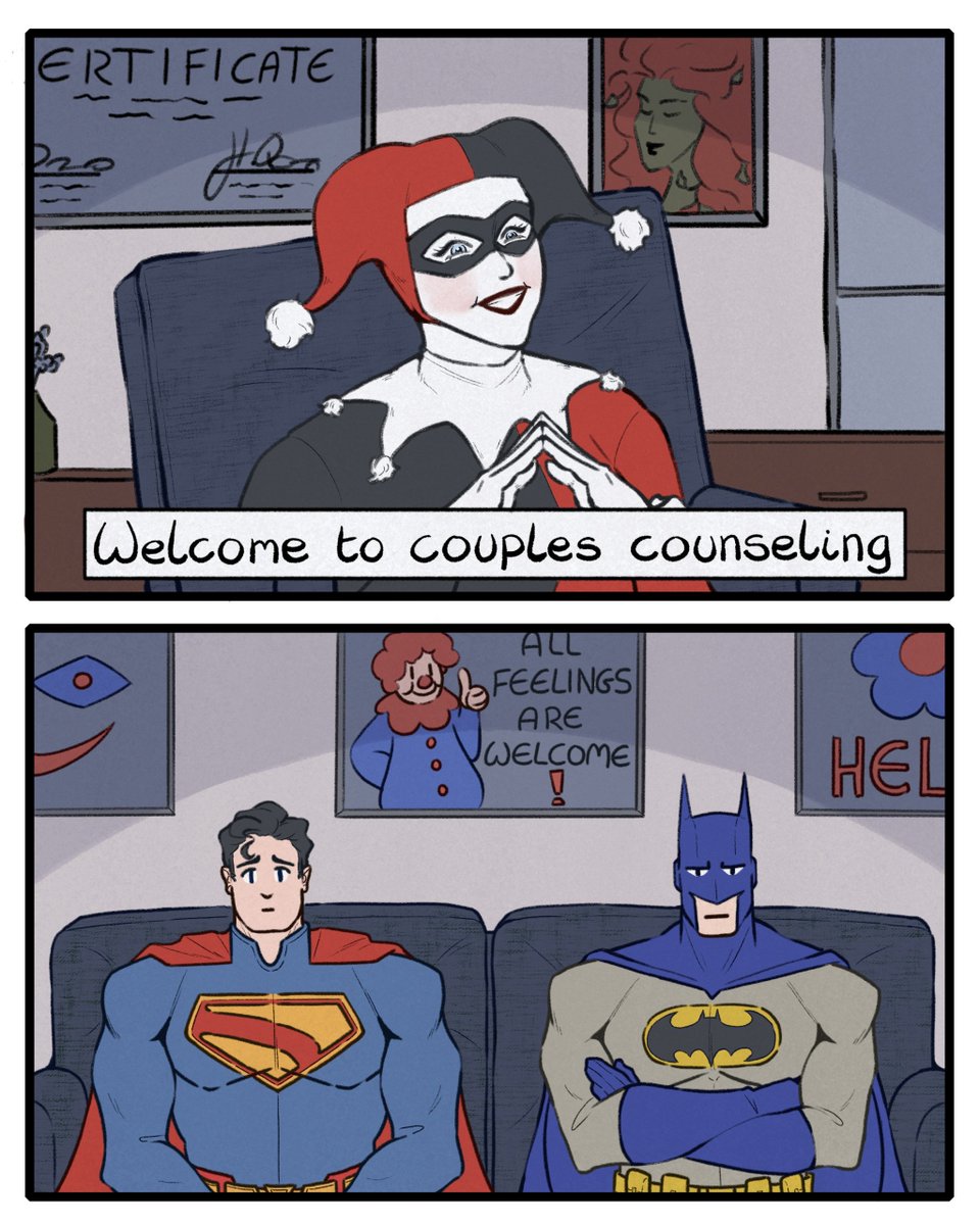 Ghostiefur's tweet photo. They bicker like an old married couple #superbat https://t.co/hwKDH1NeDB