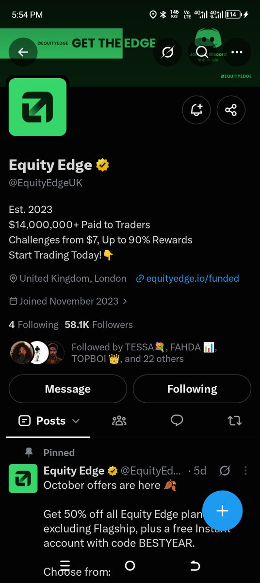 GoodieForex's tweet photo. @Akindamolafx @EquityEdgeUK @iamtolufx @hendrayhorc I have watched other people win and celebrated them from afar, make me sef win something for once make them celebrate me too. https://t.co/3NyinL9Pyh