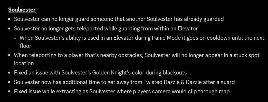 bassiedabaskit's tweet photo. YOU CAN NO LONGER GET GRIEFED AS A SOULVESTER WHEN GUARDING SOMEONE THAT TOOK DAMAGE OUTSIDE THE ELEVATOR WHILE INSIDE IT!!! HUGE CHANGE https://t.co/JS6Lq35xfl