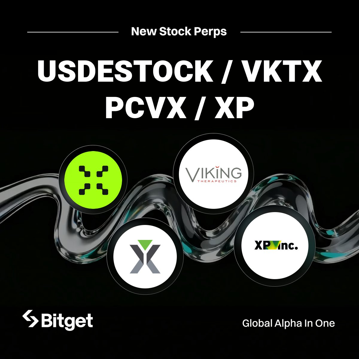 bitget_pt's tweet photo. 🚀 Novos Stock Perps chegaram à Bitget!

Agora você pode negociar USDESTOCKUSDT, VKTXUSDT, PCVXUSDT e XPUSDT, ampliando ainda mais as possibilidades de exposição ao mercado de ações pela Bitget.

📈 Mais ativos, mais oportunidades e tudo usando USDT.

🔗 Confira os detalhes:
https://t.co/nX6wQqQTVC