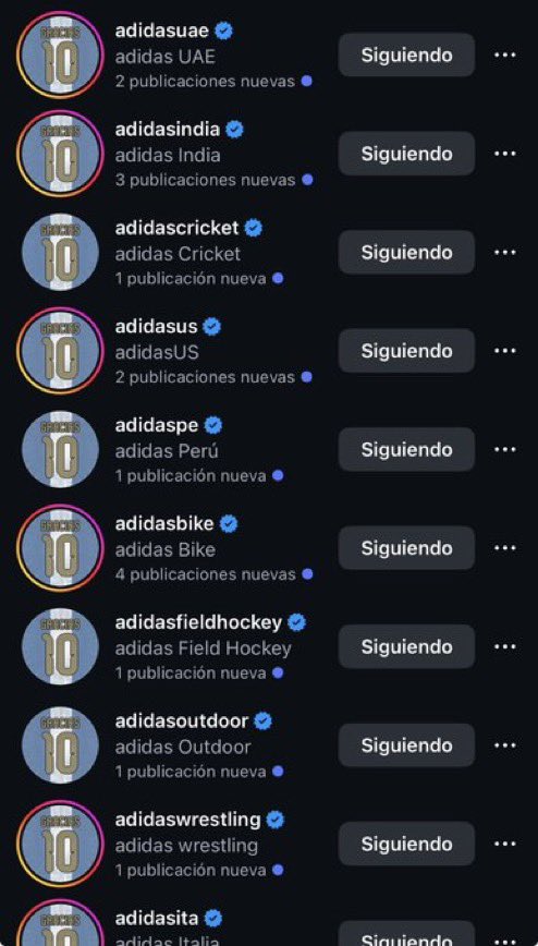 fcbharrison's tweet photo. Adidas has changed its profile across all socials to “GRACIAS MESSI.” 🥹🇦🇷🐐 https://t.co/b5Kd9a0tGe