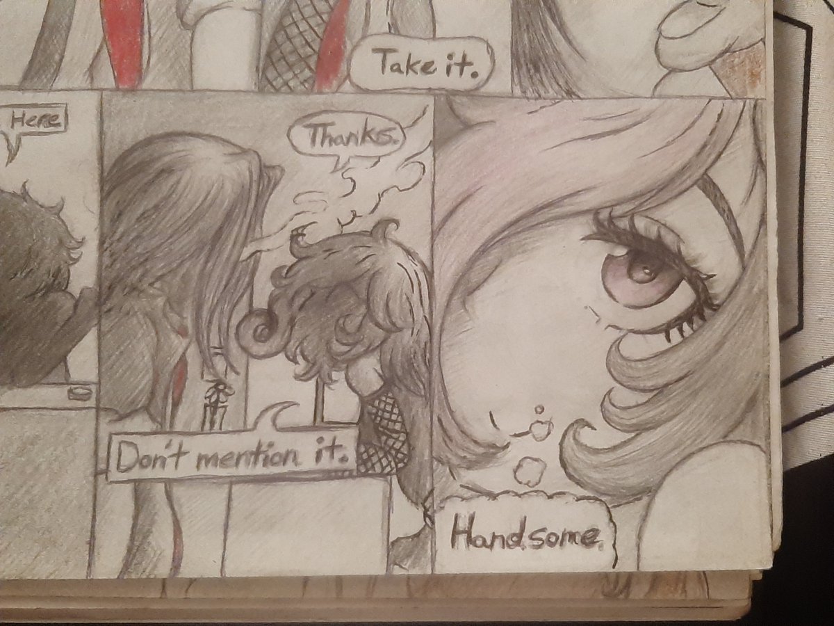 Zavidalote's tweet photo. Comic crossover.
How he met Amora before. https://t.co/9NdKYVt9VX