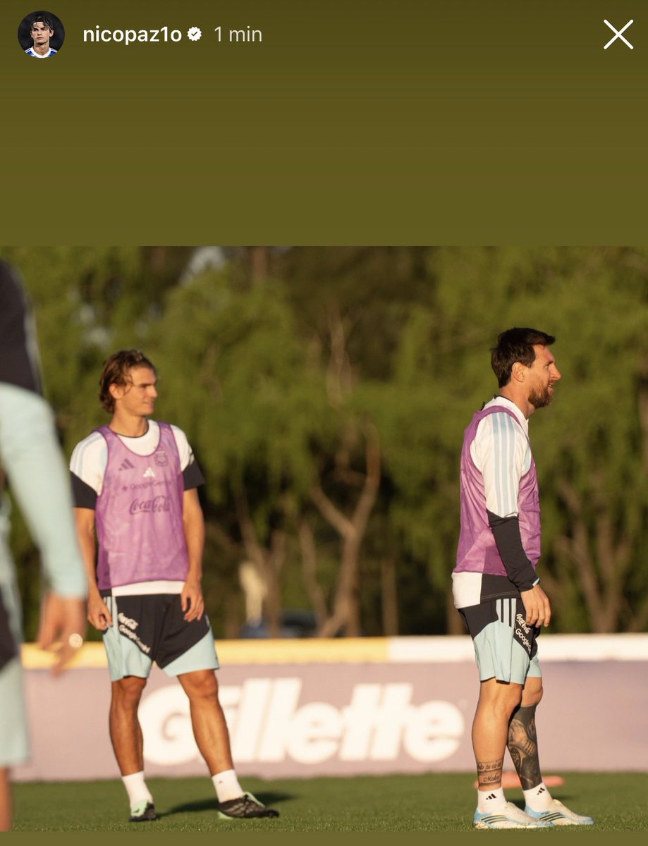 Scalonados's tweet photo. La foto que subió Nico Paz 🥹 https://t.co/lBEg9S6nf6