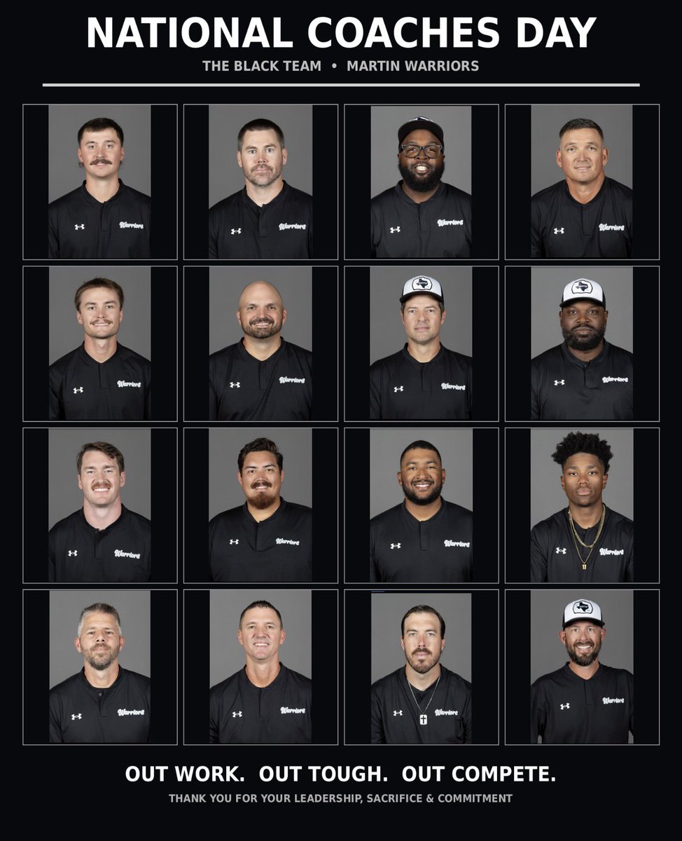 Martin_Football's tweet photo. 🏴 NATIONAL COACHES DAY 🏴

To our coaches: thank you for the early mornings, late nights, long hours, and everything nobody sees. Your impact goes far beyond the field. https://t.co/BZmrROUb9O