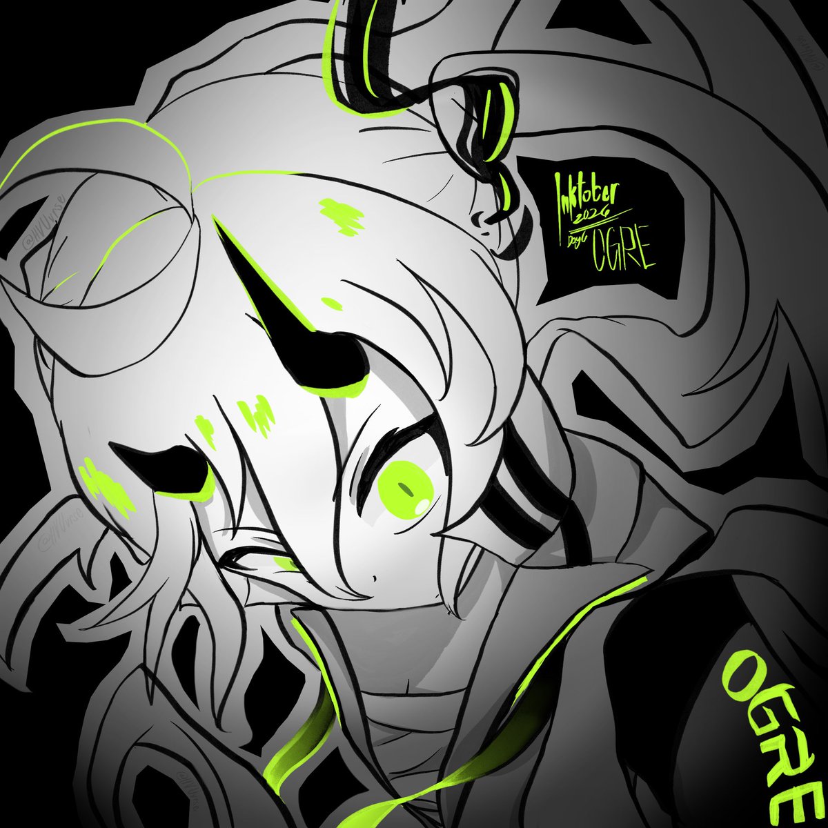 HVUvrse's tweet photo. OGRE
#Inktober #inktober2026 #UtsuP #Art #初音ミク #VOCALOID https://t.co/smyVg0DNk4