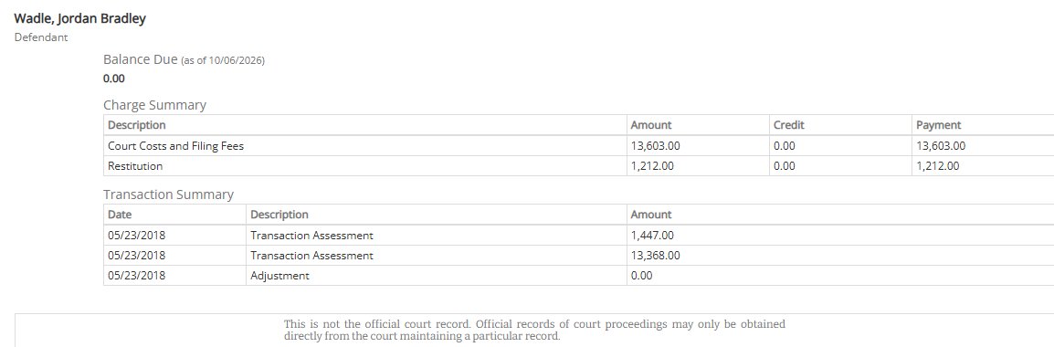 houmisk79's tweet photo. @nkellyIN probably the 13k in fraudulent court costs embezzled through his case https://t.co/ETDNmCaKcI