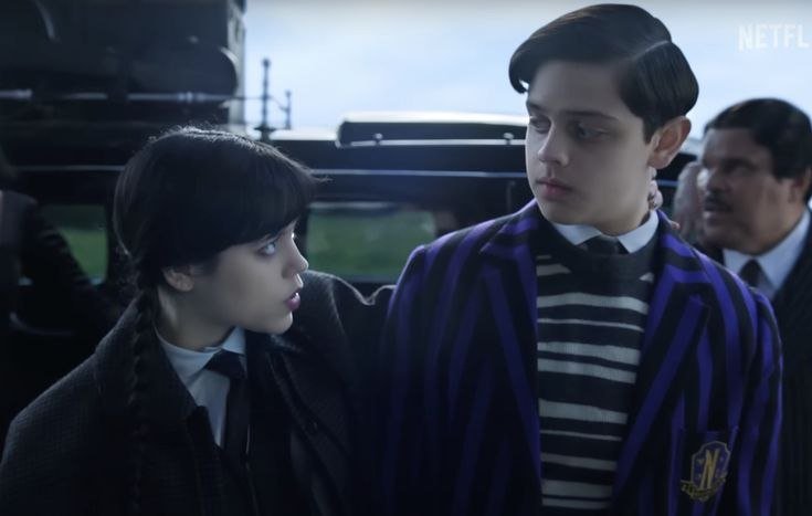 castplace's tweet photo. Best siblings #wednesdaynetflix https://t.co/Sd1hfnprLW