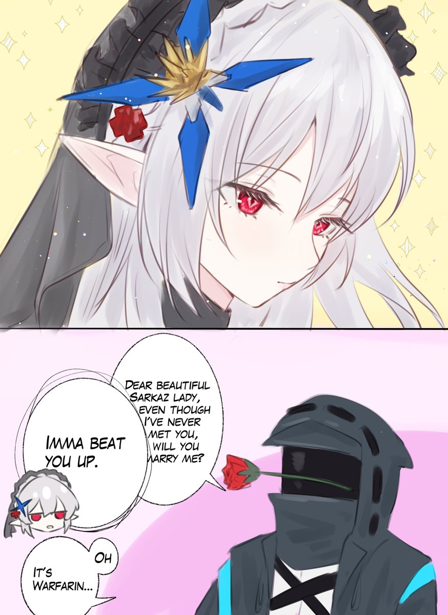 Runyosfw's tweet photo. Warfarin I love you😭 https://t.co/rHSExyXBAc