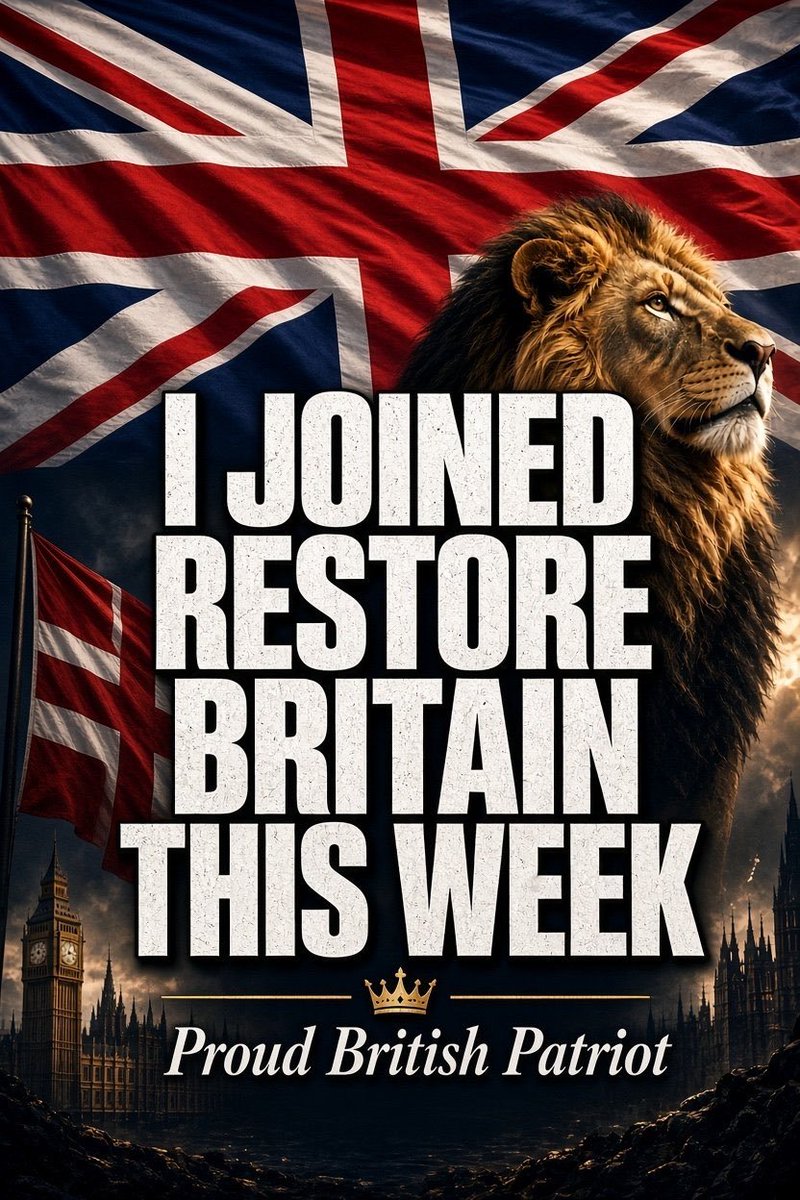 lauragrant__28x's tweet photo. THE MAN HIM SELF THE FASTEST GROWING PARTY, EVER. THE ONLY PARTY WE CAN TRUST. 🇬🇧

Restore Britain Its the only way 🇬🇧👍Please Like, Share, Follow 🙏🏻🤍l💖🇬🇧#VoteRestoreBritain #restorebritain https://t.co/g9Lj5tqej0