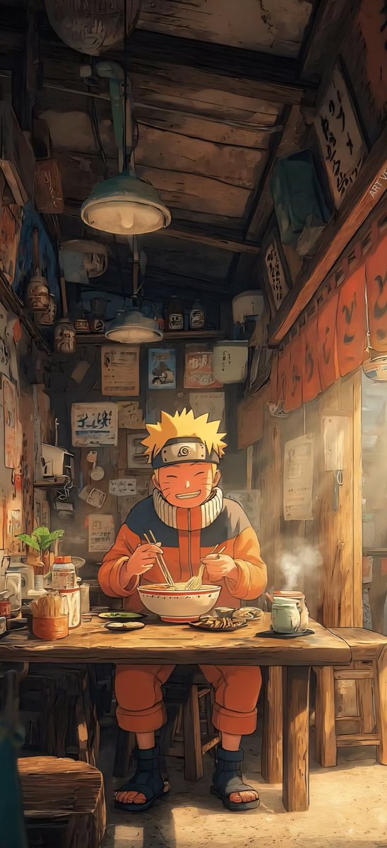 glitchyhub's tweet photo. Nothing beats a hot bowl of ramen after a long mission! 🍜🍥✨
Cozy vibes with young Naruto Uzumaki enjoying his favorite meal at Ichiraku. Perfect aesthetic for your daily setup! ☕🧡
📲 Save &amp; Bookmark this post for your lock screen!
#PhoneWallpaper #Naruto #Ramen https://t.co/PrirhjIm9t