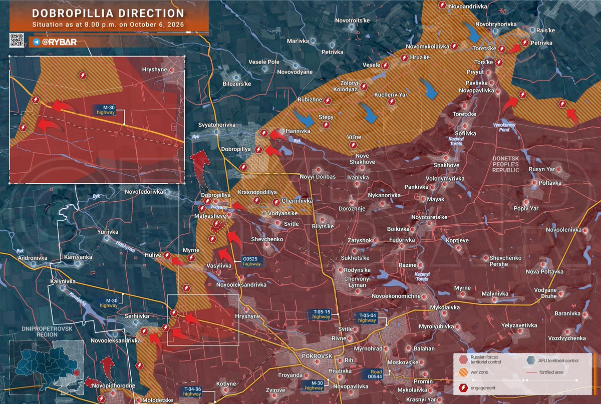 JacquesFrre2's tweet photo. ⚠️#Donbass - Front Centre : Dobropolye -1/2-
▶️Plusieurs contre-attaques🇺🇦 localisées sur le flanc NE ont permis de dégager une partie de la ville
▶️Incessantes frappes #RuAF sur la ville au moyen de FAB-UMPK
⏬ https://t.co/xeAOHQhpRU