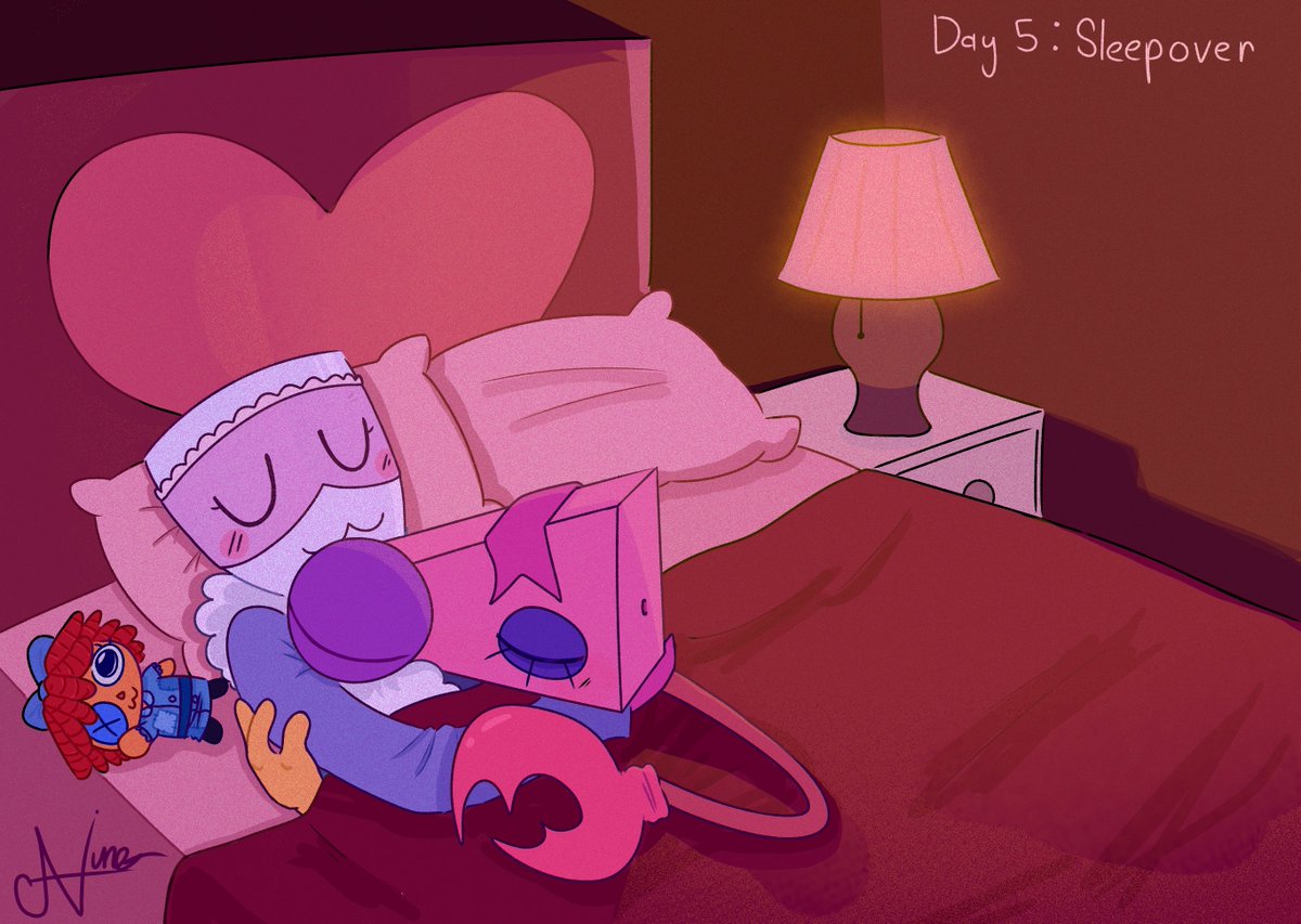 ShapesAndRibbon's tweet photo. Day 5 sleepover
#abstragetober https://t.co/WQMiglRCEQ