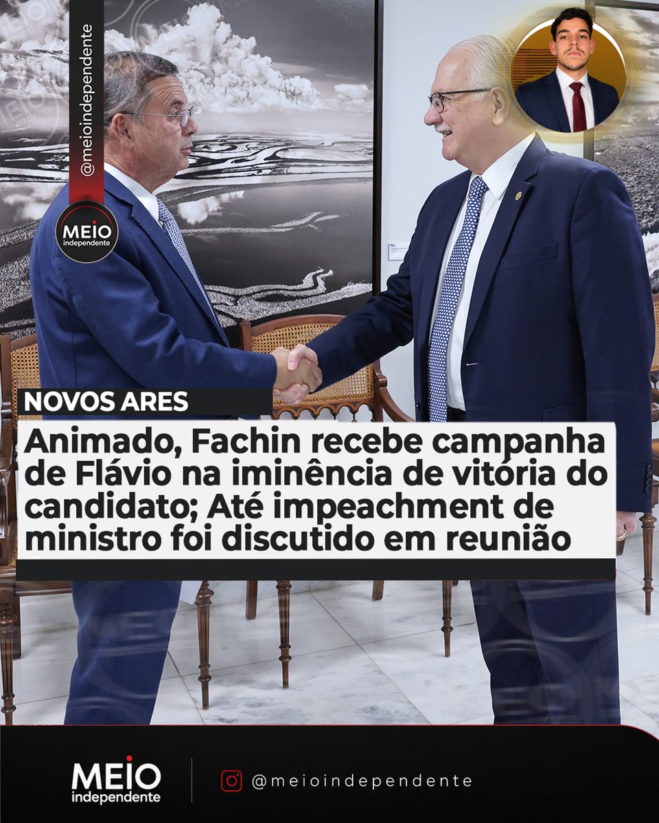 meioindep's tweet photo. 🚨BASTIDORES: Presidente do STF esvazia agenda após 1º turno e dá prioridade a Marinho

Campanha de Flávio elogia ministro Edson Fachin por novo filtro aplicado em pedidos à Corte, que impede ala pró-Alexandre de avocar casos para si. https://t.co/LiVPzQTGRF