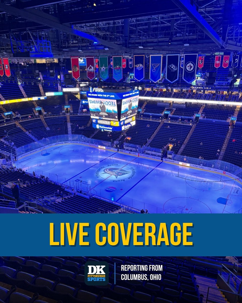 DKPghSports's tweet photo. The Penguins and Blue Jackets play tonight at 7:08 p.m.

Follow along with Taylor Haase, live in Columbus: https://t.co/a8WoJuHLXj https://t.co/InMjZl17xO