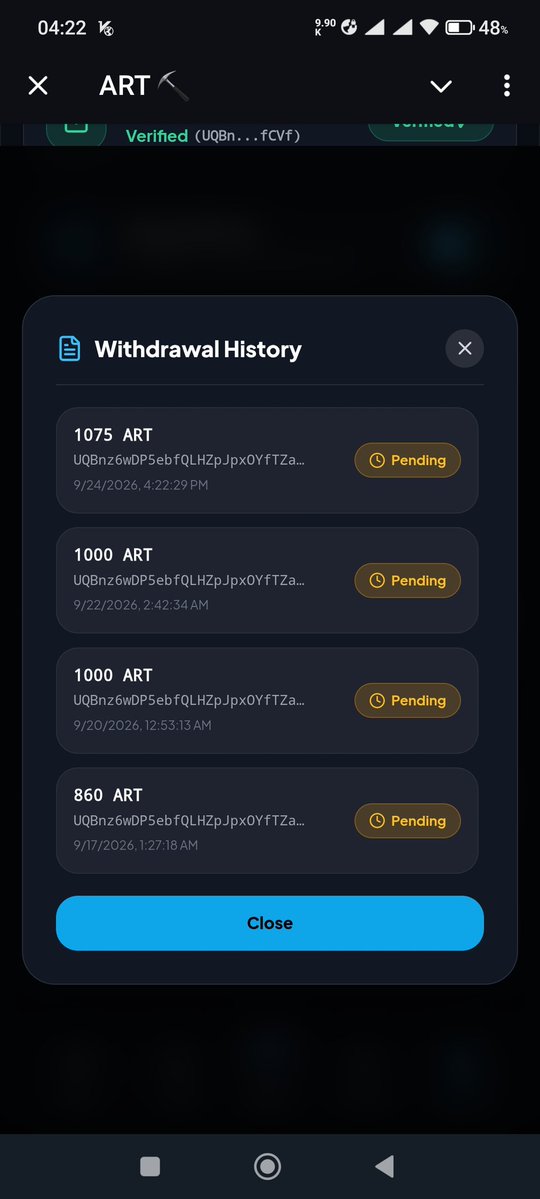 MR_NUX's tweet photo. @ART_Token_Web Eligable/verifided/full task done/....But still Damn Pending !!!!!!! https://t.co/y2HpsobsiW