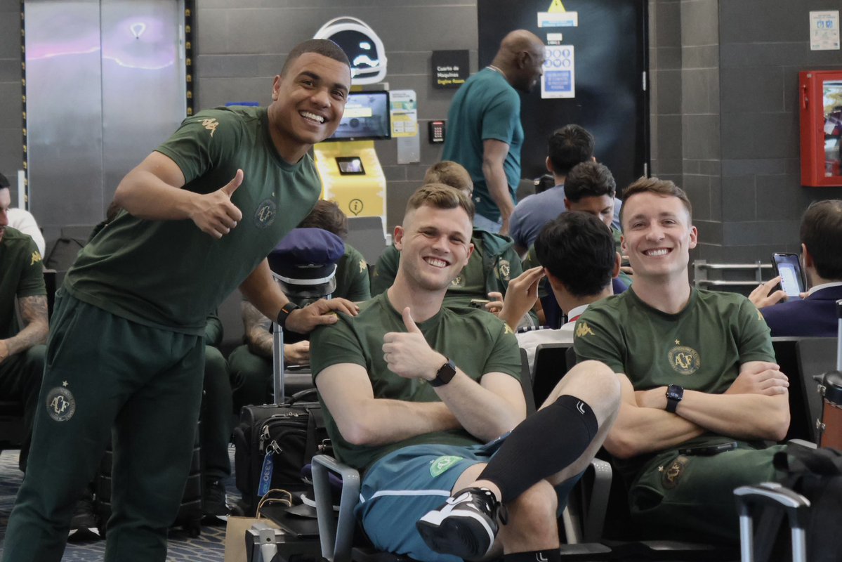 ChapecoenseReal's tweet photo. Conexão Bogotá - Medellín! 🔜

📷 Alessandra Seidel/ACF

#VamosChape #JuntosPelaChape https://t.co/jTvrdFCHcn
