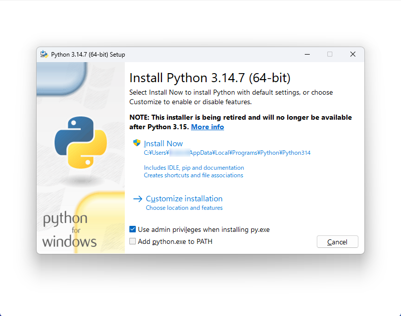 madonomori's tweet photo. 「Python」のWindowsフルインストーラーが引退へ、「3.16」以降は提供されず／これからは「Python Install Manager」で導入・管理 https://t.co/JMzpOCGPBX https://t.co/Oqp1xc7YoL