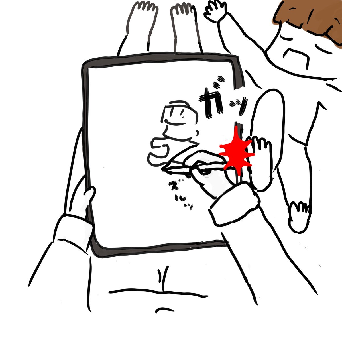 TakaTogami's tweet photo. 絵の勉強をしてこなかったので、絵が描くのが遅い。

日中もバタバタするので、
夜中、寝ている子どもたちに挟まれて描いていてー

上手く線が描けたと思ったら、↓通りで凹む。

絵を描かれる方、
おすすめの本や練習方法があったら教えていただけますと嬉しいです。 https://t.co/gdFtrdo6tu