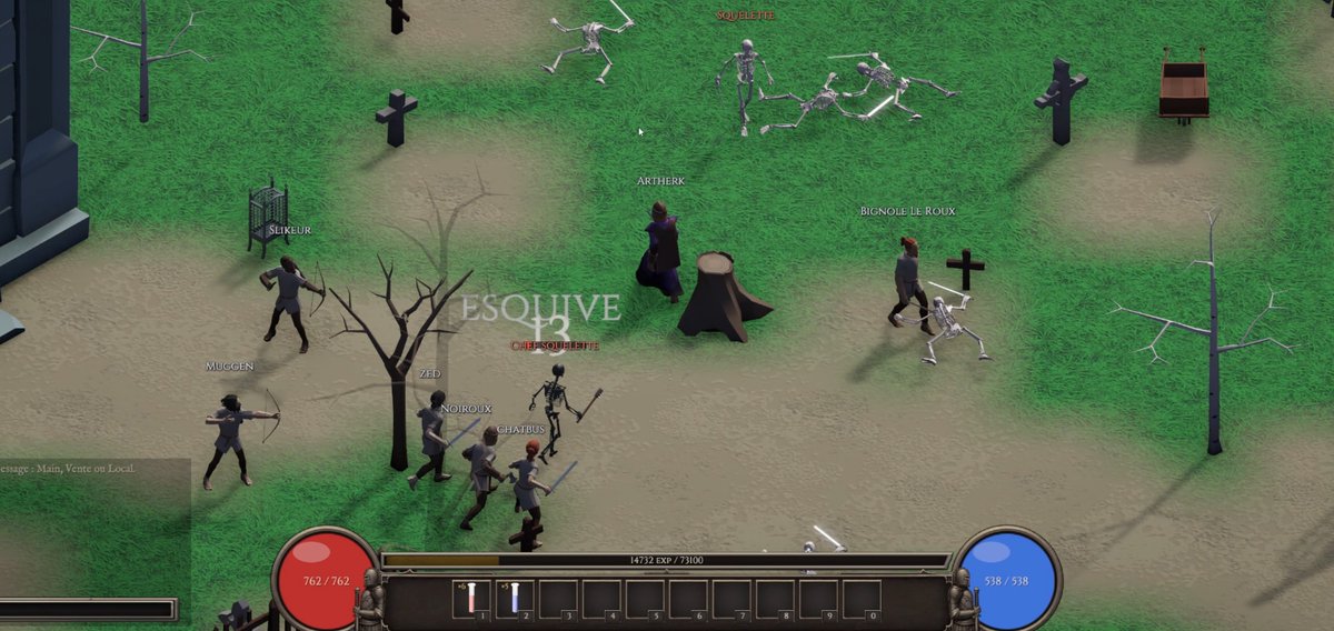 KhyriChan's tweet photo. L'alpha #1 de Death Leaves a Trace est passée ! 11 héros, jusqu'à 8 joueurs en même temps, ~570 monstres tués, 4 morts et pas un plantage.

Merci aux testeurs, vos retours préparent l'alpha #2.
https://t.co/kzXTsVVOPH
#DeathLeavesATrace #gamedev https://t.co/K4GInLrjme