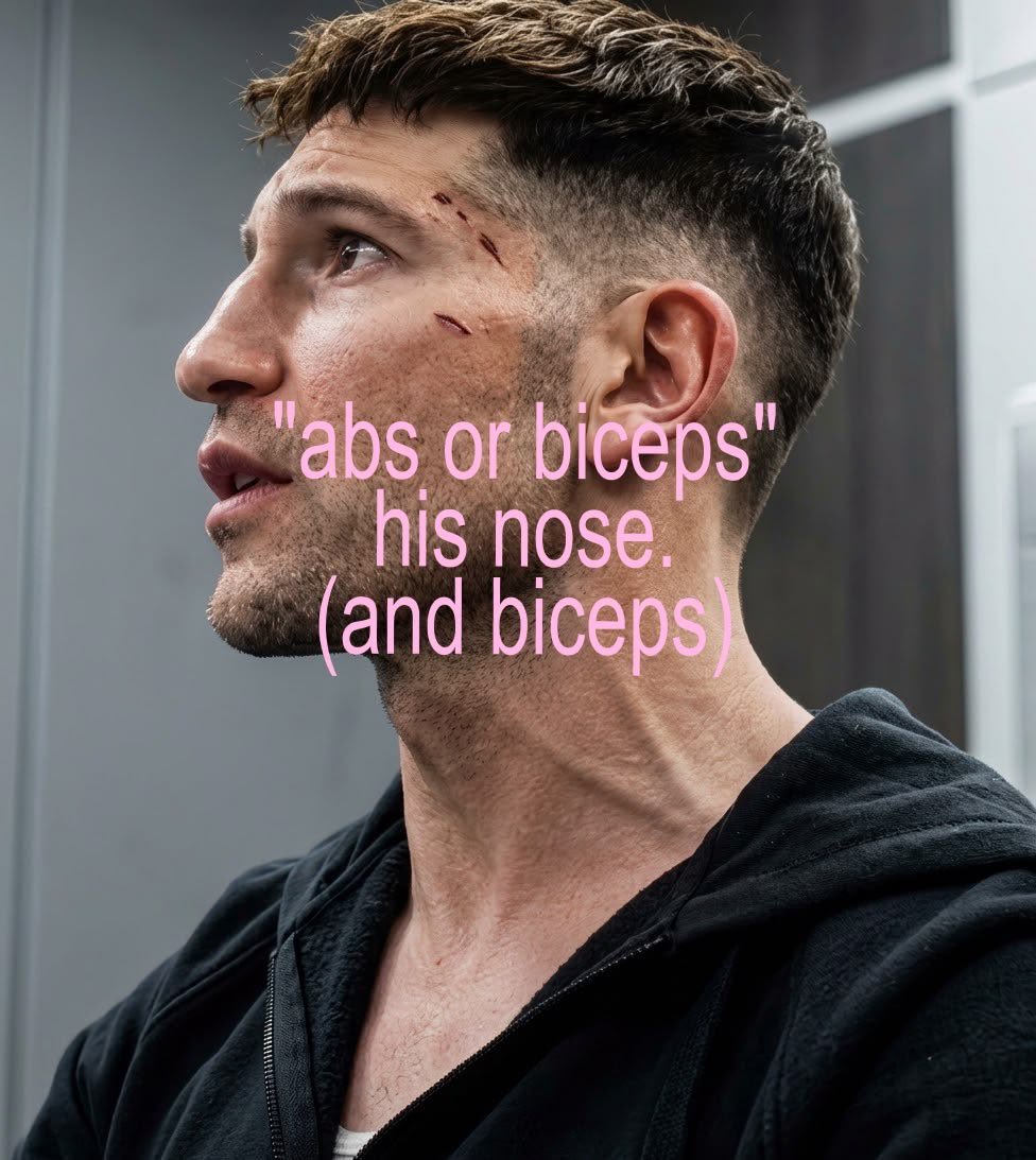 jonbenjoyer's tweet photo. i will always love a Nose Man™ and if he also comes with biceps then 🍒🎂 https://t.co/HTANt8zSK0