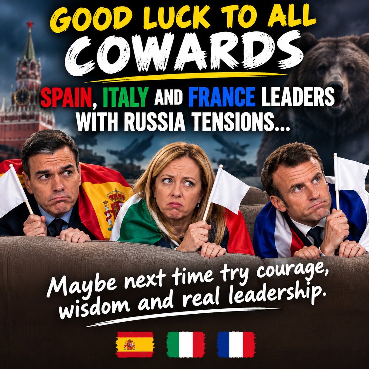 DanieFindTruth's tweet photo. @Telegraph There is no leadership in Western Europe! Neither the Qatari money nor the Islamic narrative they embrace will help them this time. The United States won't help them either. https://t.co/bKbGNQfUOL