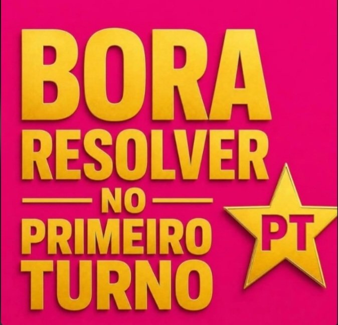 LigianePestana's tweet photo. Kd a galera BORA LULA 👀 https://t.co/lR0B3bS1mr