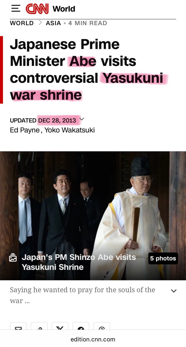 MHunt_2026's tweet photo. @MofaJapan_en Takaichi gov’t, Abe’s successor, Kishi’s grandson should explain: If 🇯🇵won’t revive the Empire, why ask the UN to remove enemy state clauses? Why haven’t 🇩🇪and🇮🇹done so? Why does 🇯🇵 enshrine war criminals and refuse to apologize or reflect on its history?

https://t.co/KHiId11uAt https://t.co/KFtVbEb5aU