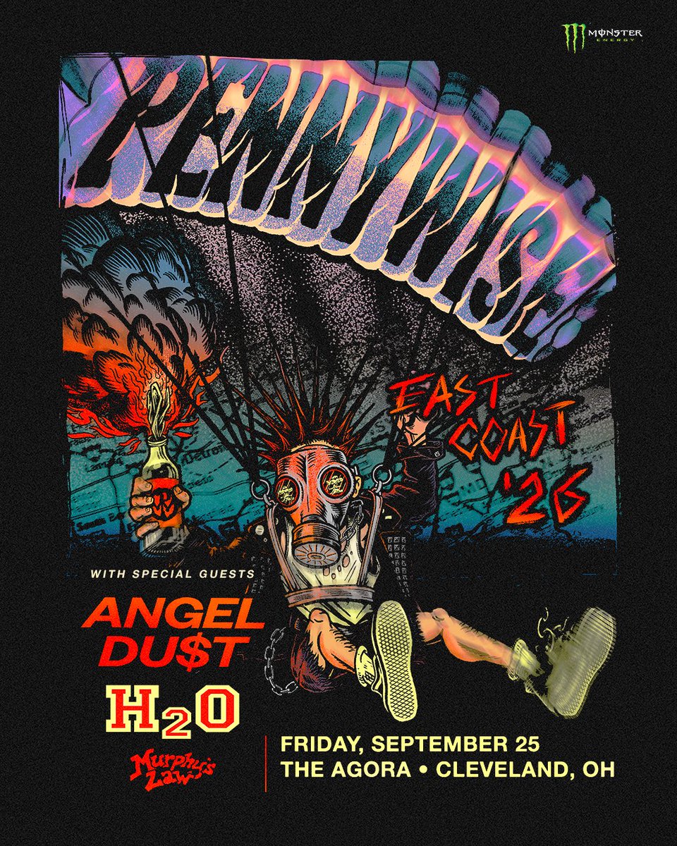 AgoraCLE's tweet photo. 🪂 TONIGHT 🪂

@Pennywise
@AngelDustMoney
H2O
@MurphysLawNYHC

Doors: 6:30PM | https://t.co/z6FCYUFV2Q https://t.co/NgQEuYa8Zi