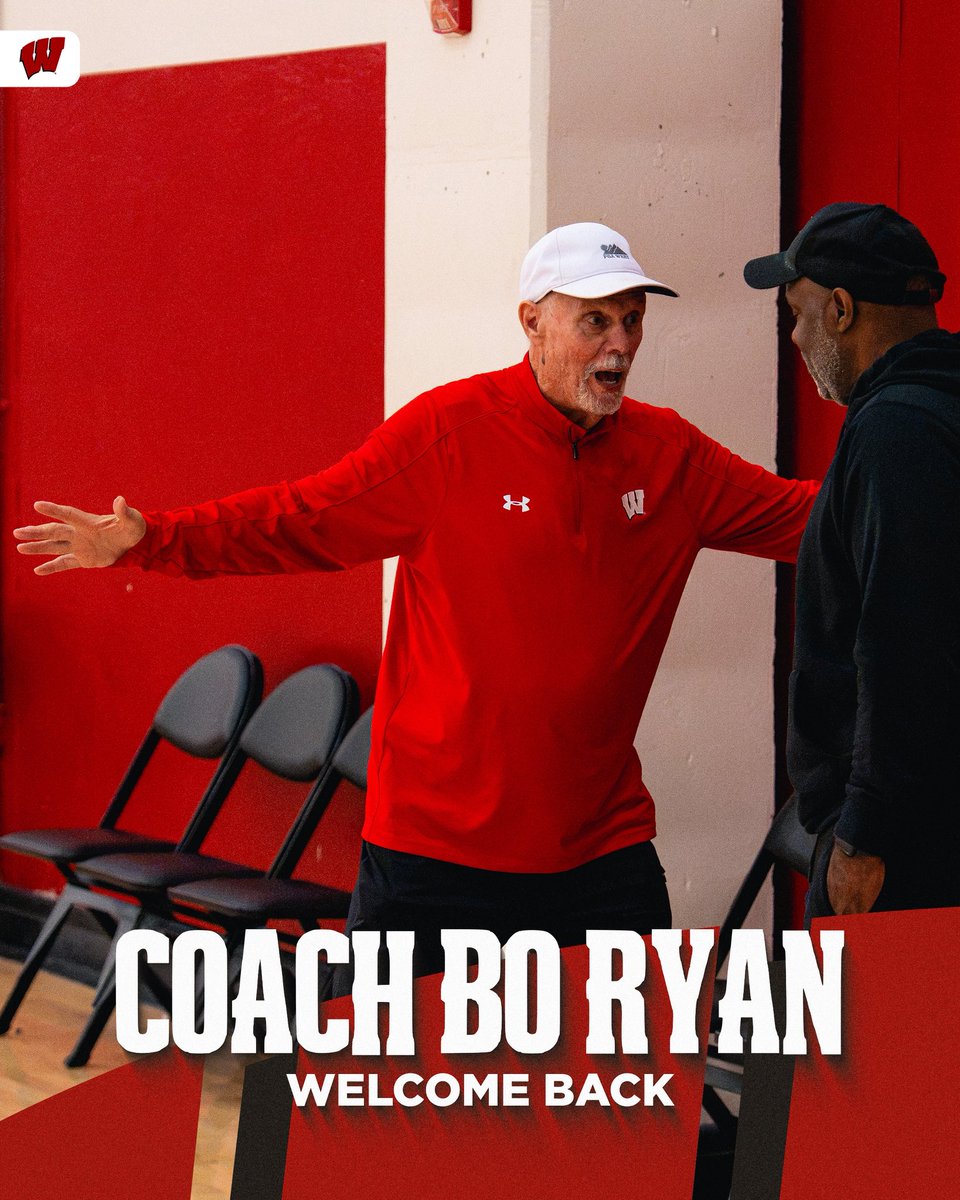 BadgerMBB's tweet photo. A legend returns.

Great to have Hall of Famer Bo Ryan back in the building for practice yesterday https://t.co/DxdSWB9CUN