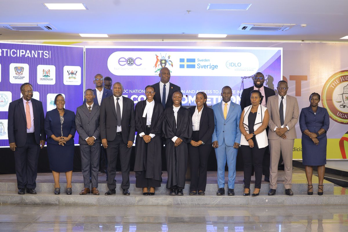 EOC_UG's tweet photo. CHAMPIONS: @UCUniversity has emerged winner of the Inaugural National Inter-University Access to Justice, Non-Discrimination and Equal Opportunities Moot Court Competition 2026, defeating @iuiuac.

The team walked away with three awards: Best Overall Team, Best Memorial Award, and Best Orator Award, the latter presented to Wambaka Rebecca. @UCUniversity was represented by Nali Shakira and Wambaka Rebecca.

#EOCMootCompetition2026