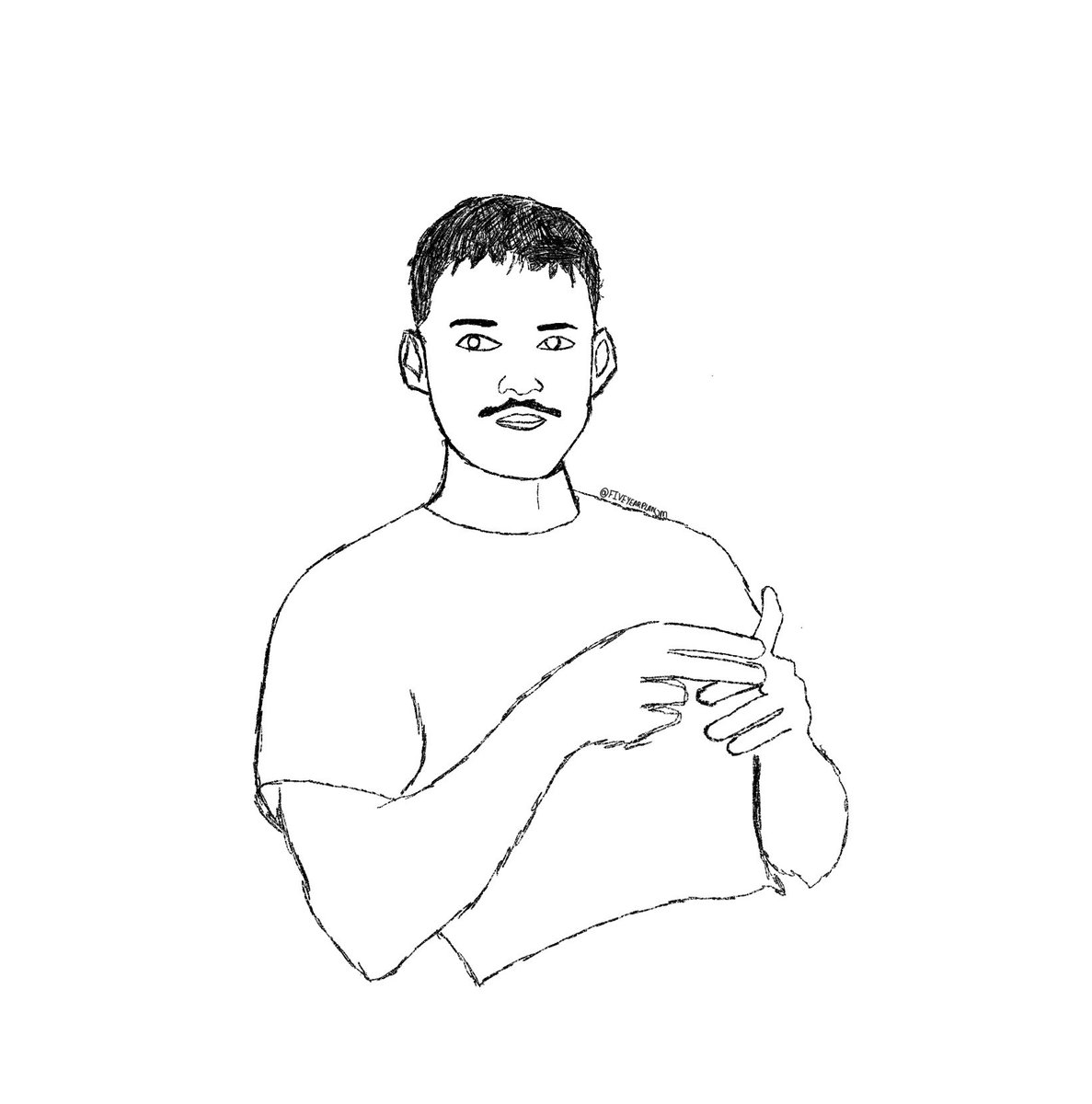 FIVEYEARPLANjm's tweet photo. jame marriott❓

#jamesmarriott
#jamesmarriottfanart
just a lil sketch cause im bored as hell https://t.co/aKXphuaWYQ