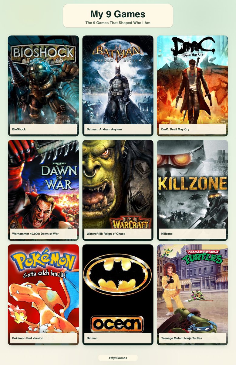 Brucernep's tweet photo. 9 games/animes that shaped who i am https://t.co/vraZGZio8w