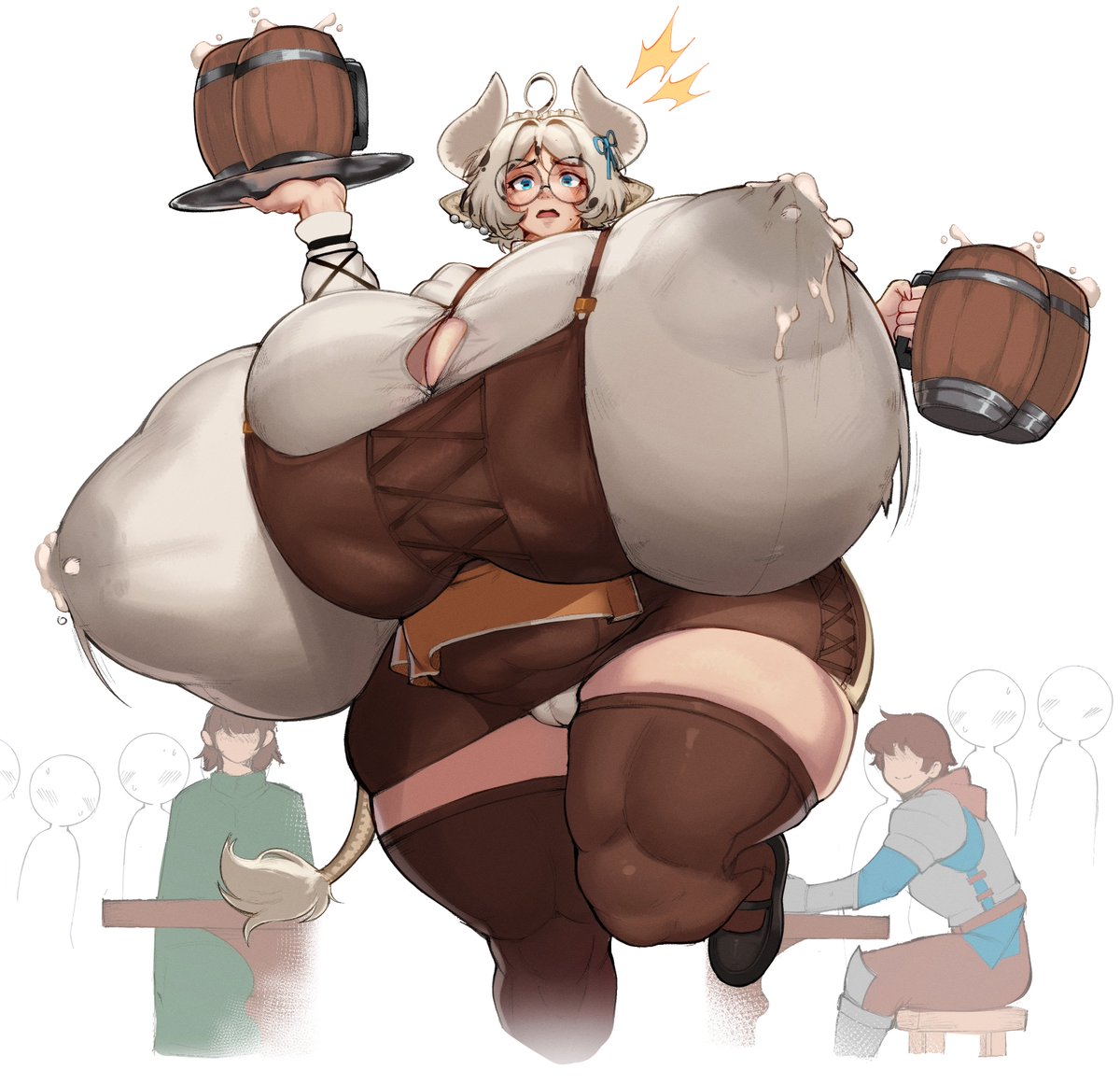 Jeelby2dArt302's tweet photo. Muyee as fantasy barmaid🍻! https://t.co/wgG3nhPREp