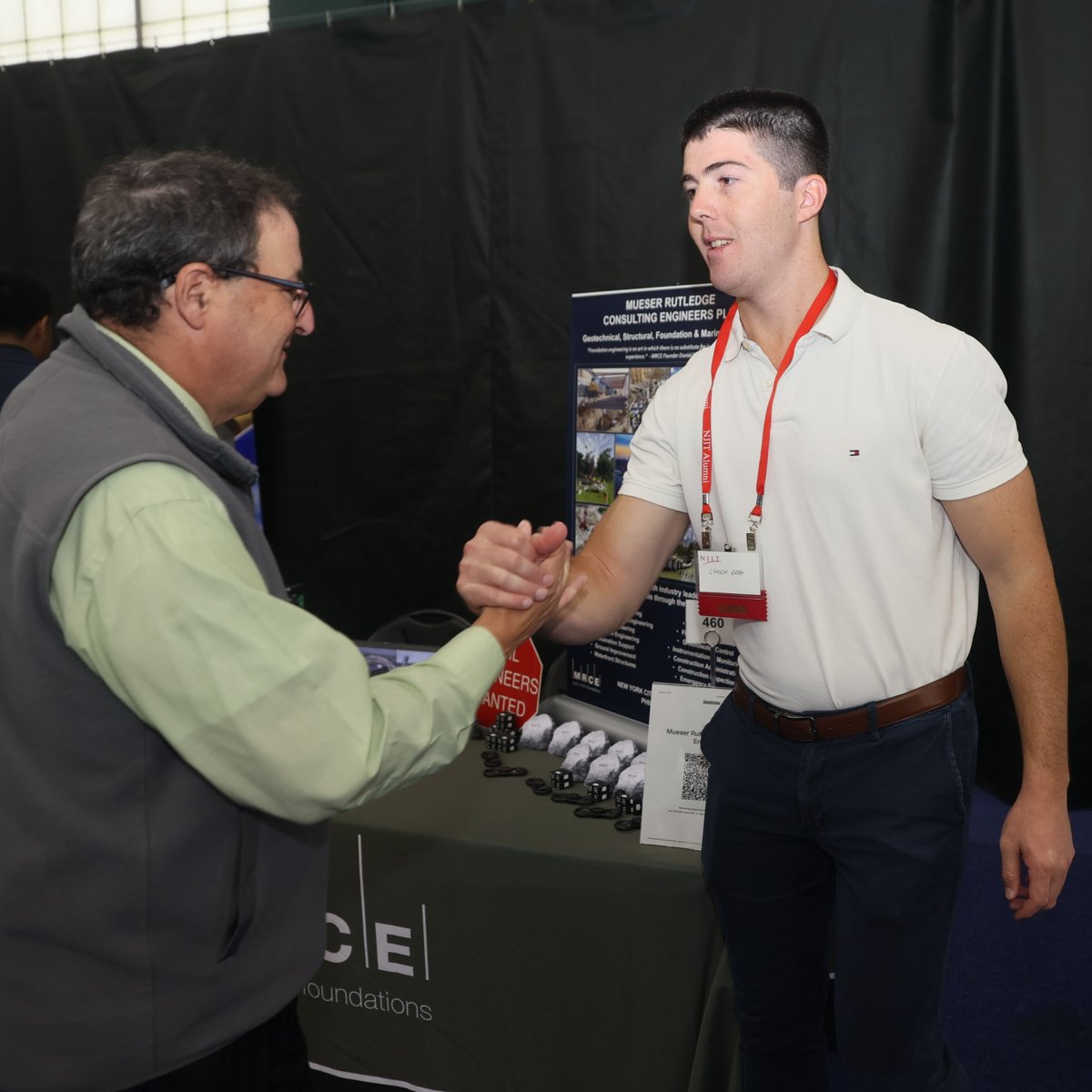 NJITMLAX's tweet photo. Lynch Raby '21, '22 and Teddy Grimley '24 with Vice President/Director of Athletics @NJITAD Lenny Kaplan catching up at yesterday's @NJIT Career Fair.

#RollTech⚔️ https://t.co/TTz8soCfTE