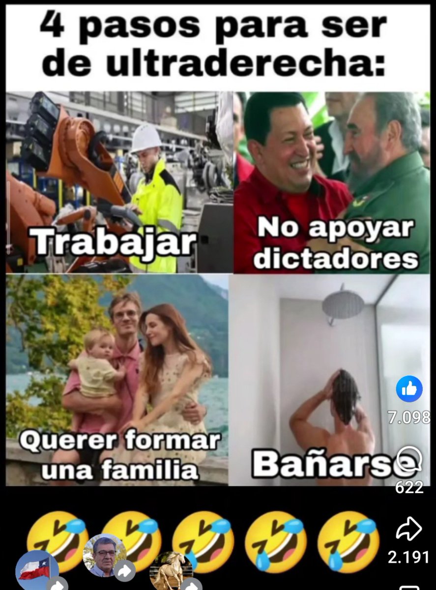 magarre46's tweet photo. Soy de ultraderecha entonces 😎👍😄🇨🇱 https://t.co/2D7aK9X7w8