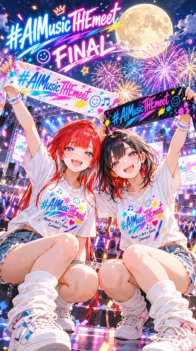 k7nature1's tweet photo. #AIMusicTHEmeet FINAL 🌈✨️

皆さん、おはようございます😊✨️

9月25日（金）。
いよいよ本日、#AIMusicTHEmeet は最終日を迎えます。

思い返せば、この企画の軸にあったのは、skt-GTさん主催の「AIMusicFes」。

そこから、すべてが動き出しました。

みんなで音を鳴らす喜びや楽しさ。
それをもっと自由に、もっと楽しく繋げて、たくさんの「好き」と笑顔を、虹🌈のような架け橋にできたら素敵だな。

そう思ったことが、この企画を始めたきっかけです。

もちろん、ここまでずっと順調だったわけではありません。

迷いや不安もありました。
開催期間中には、本当に「もうダメだ」と、アカウント自体を消す一歩手前まで追い詰められたこともありました。

その時の想いから生まれた曲があります。
こちらは後ほどポストします。

そんな困難も乗り越えて、私は今、この場所に立っています。

ひとりでは決して乗り越えられなかった大きな壁。

皆さんが繋いでくれた
音楽、アート、イラスト、そして笑顔が、
私をここまで連れてきてくれました。

宣伝の時期から一緒に告知をしてくださった方。
運営をサポートしてくださった方。
追加企画を提案してくださった方。
陰ながら応援してくださった方。
いつも仲良くしてくださる皆さん。

さらには、ゲーム内に #AIMusicTHEmeet の電子広告を作って宣伝してくださった方まで。

本当に数え切れないほど多くの方々の支えと協力があったからこそ、無事にFINALを迎えることができました。

今日まで協力してくださった皆さん。
そして、作品を届けてくださった参加者の皆さん。

本当に、本当にありがとうございました🙇‍♀️✨️

あと17時間あまりでフィナーレを迎えます。

最後の瞬間まで、みんなで一緒に楽しんで、盛り上げていただけたら嬉しいです🥰🎶✨️

そして――
最終日企画はこちら❣️

🎇✨️『花火と共に、みんなでタオルを掲げよう！』✨️🎇

みんなの「好き」で繋いできた7日間。

さぁ、最後はみんなで――
最高のフィナーレを迎えましょう🌈🎶✨️💕

詳細は⬇️の引用元をチェック✅

#AIMusicTHEmeet