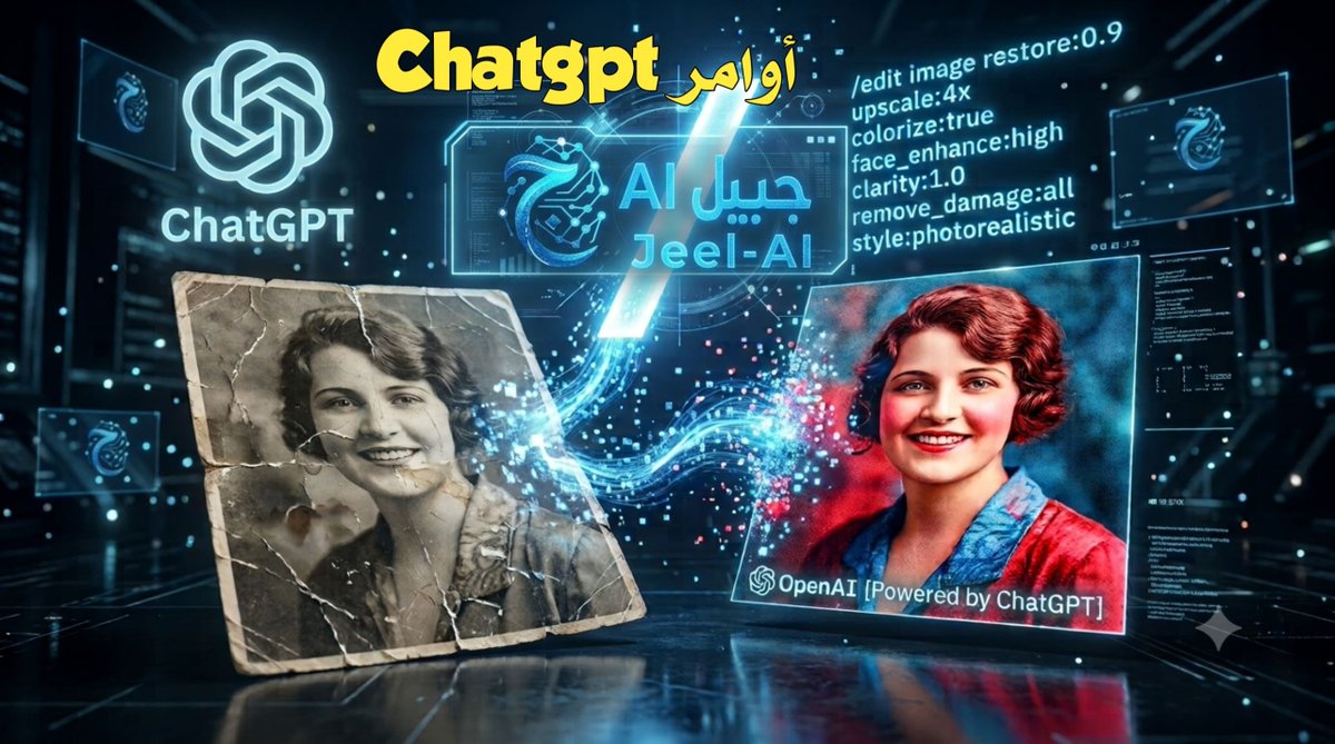 itr_elkalam's tweet photo. أوامر ChatGPT لتعديل الصور وإصلاحها باحترافية
https://t.co/4Q5nWsHMhi

#الذكاء_الاصطناعي #ChatGPT #تعديل_الصور #جيل_AI #هندسة_الأوامر #صناعة_المحتوى https://t.co/hdf3Js5fbG