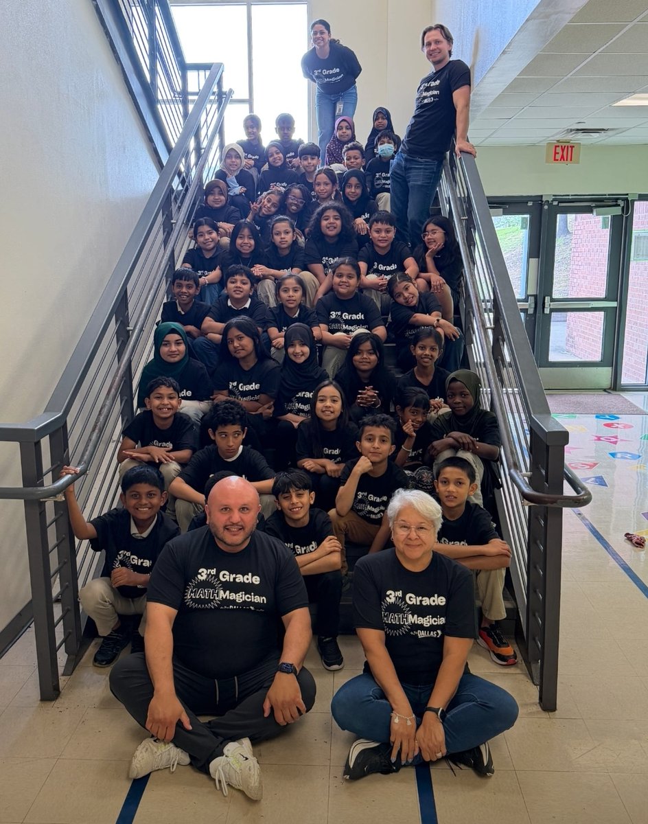 AaronDaffern's tweet photo. @LeeMcShanJr has a hot start for their second year of #MathMagic! They are using their banner to display their progress and keep students motivated. @ConradSchools @Region5_DISD @DrElenaSHill @AngieGaylord @Dallasacademics @disdstemmath https://t.co/mpCI1uW2of