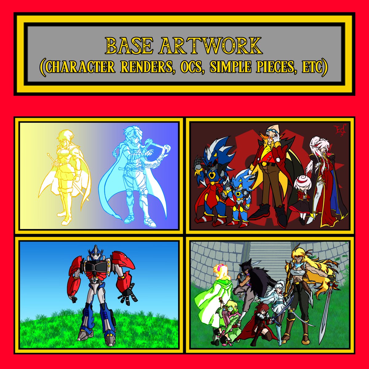 DxBardock's tweet photo. After some much needed feedback from friends (Thanks, Adam and Xel), I decided to revamp my Commission Sharts to make it easier to catch the eye

I'm doing this because A: I need cash but MAINLY B: To get back at those fuckers from Sunday who showed off MY art via a slide- https://t.co/Gf9gEtT78G