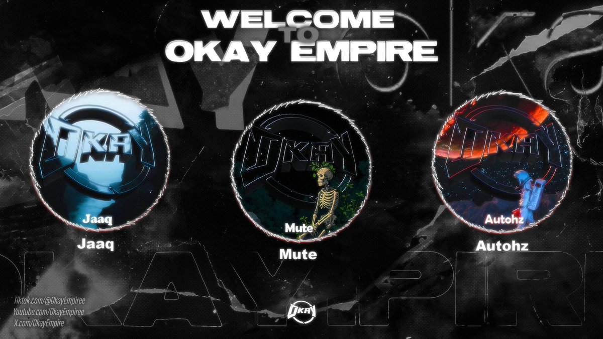 OkayEmpire's tweet photo. Congratulations and welcome our RC winners!

OkayJaaq-@ItsJaaq 

OkayMute-@mutehd 

OkayAutohz

#OkayEmpire🏴‍☠️ https://t.co/KoRBtvuuw2