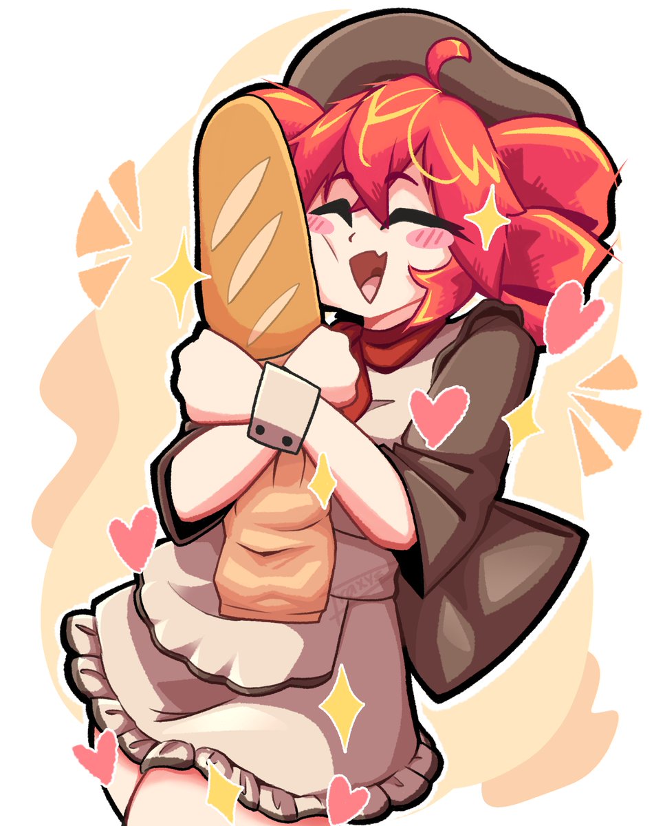 xDrax_Art's tweet photo. AAAAAAAA I LOVE IT SO MUCH I COULDN'T HELP BUT DRAW TETOO THE BAKER!!! ❤️🥖😭

#重音テト #kasaneteto https://t.co/CcgkxZ1Ug0