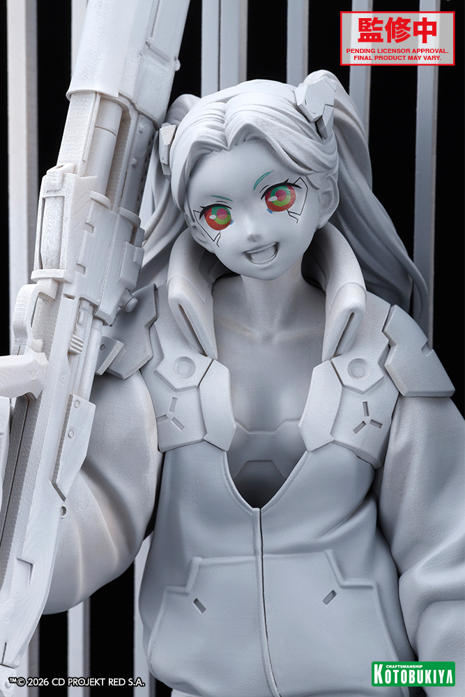 Kotobukiya_EN's tweet photo. ⚡️SCULPT REVEAL⚡️
The figure of Rebecca from Cyberpunk: Edgerunners is in development!💥

#CyberpunkEdgerunners #Edgerunners https://t.co/EYeZegVOBj